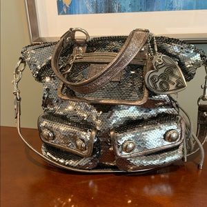Coach Poppy Sequin Spotlight Handbag!